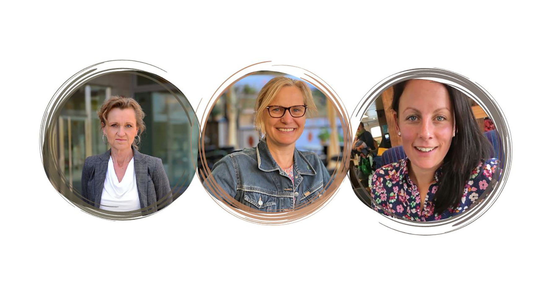 Söderenergis topptrio. Boel Godner, Karin Medin och Anja Lundholm