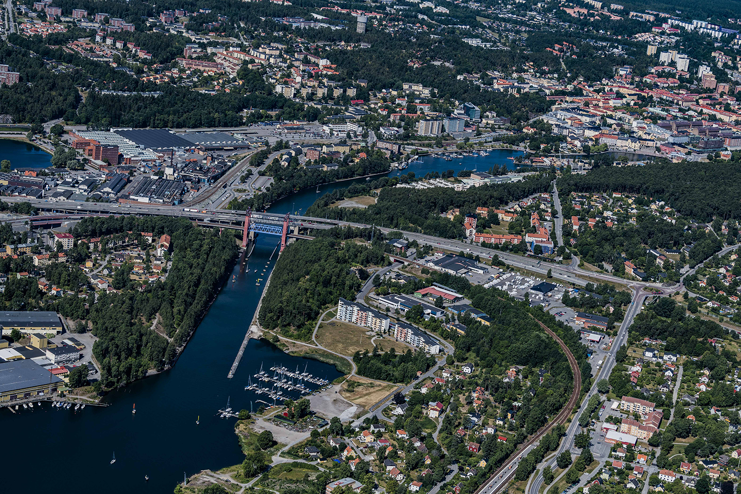 Igelstaverket Södertäljes östra sida